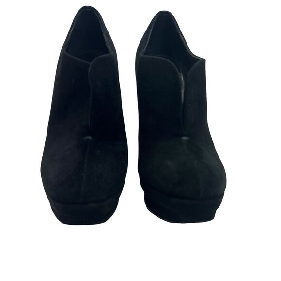 Bottega Veneta Suede Platform Booties Black Size 37.5 - Picture 4 of 12